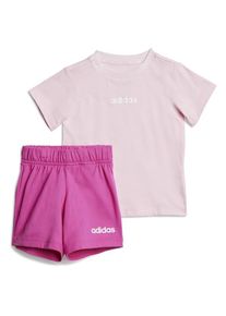Adidas Linear Logo T-Set 160 Jogginganzug Kinder (Gr 92 |rosa)