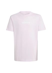 T-Shirt Adidas Linear Tee 160 Kinder (Gr 140 |weiß)