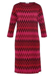 Peter Hahn - Jersey-Kleid mit Rundhals-­Ausschnitt, rot, Gr. 40 / M