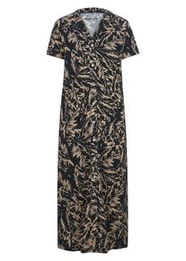Green Cotton - Jersey-Kleid Maria, schwarz, Gr. 36 / S - Baumwolle