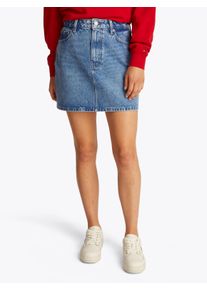 Tommy Hilfiger Damen Jeansrock "DNM MINI SKIRT HW ALI"ali, casual, Gr. 42, unifarben, Denim/Jeans, Obermaterial: 57% Baumwolle, 43% Lyocell, Röcke,
