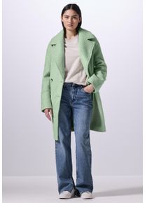 Damen Wollmantellight mint grün, casual, Gr. 42, STREET ONE STUDIO, unifarben, Stoff, Obermaterial: 100% Polyester; Futter: 100% Polyester, Mäntel,