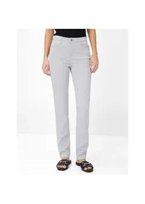 5-Pocket-Hose Brax ""Style MARY"", Damen, Gr. 44, Normalgrößen, grau (hellgrau), 96% Baumwolle, 4% Elasthan, Hosen