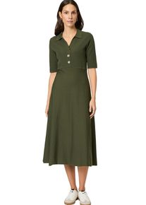 Zero Damen Strickkleid "Zero Strickkleid mit Knopfleiste"deep depths, casual, Gr. 40, unifarben, Strick, Obermaterial: 50% Viskose, 50% Polyester.