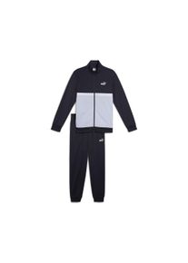 Puma Herren Jogginganzug "Poly Colourblock Trainingsanzug Herren", blau, Gr. M, 100% Polyester, Sportanzüge