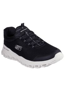 Skechers Herren Slip-On Sneaker "GLIDE-STEP", Gr. 48,5, schwarz-weiß, Textil, sportlich, Schuhe, Trekkingschuh, Freizeitschuh, Sneaker zum Schlupfen