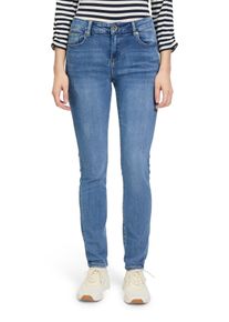 Betty Barclay Damen Slim-fit-Jeans "Betty Barclay Basic-Jeans mit Waschung", blau, Basic, Gr. 40, Obermaterial: 56% Baumwolle, 30% Viskose, 12%