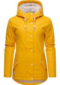 Ragwear Damen Regenjacke "Marge", gelb, casual, Gr. XL, Obermaterial: 100% Polyester, Futter: 100% Polyester, Wattierung: 100% Polyester, Jacken,