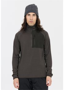 WHISTLER Damen Strickpullover "Helge", grau, sportlich, Gr. M, unifarben, 95% Polyester, 5% Elasthan, Pullover, Im atmungsaktiven und dehnbaren Design