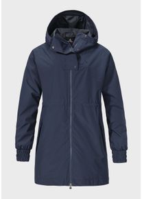 Schöffel SCHÖFFEL Damen Parka "Urban Parka Style Bohorok WMS", blau, modisch, Gr. 44, Oberstoff: 100% Polyester; (Membran: Thermoplastisches Polyurethan);