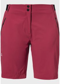 Schöffel SCHÖFFEL Damen Shorts "Hiking Shorts Style Blaustein WMS", rot, sportlich, Gr. 48, Oberstoff: 86% Nylon 14% Elasthan, Hosen