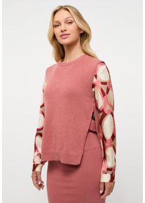 Eterna Damen Pullunder, rot, casual, Gr. XXL, 30% Kaschmir, 70% Wolle (Merino), Pullover