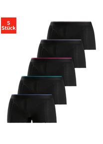 Herren Boxer "Boxershorts für Herren", AUTHENTIC LE JOGGER, Gr. M, schwarz, Jersey, Obermaterial: 95% Baumwolle, 5% Elasthan, unifarben, Unterhosen,