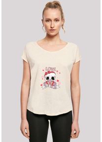F4NT4STIC Damen T-Shirt "Anti Valentinstag LOVE is in the air", weiß, casual, Gr. S, Obermaterial: 100% Baumwolle, Shirts, Premium Qualität