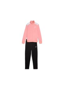 Puma Damen Trainingsanzug "POLY SUIT OP", pink, sportlich, Gr. XS, colorblocking, Trikot, Obermaterial: 100% Polyester, Sportanzüge
