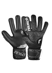 Reusch Damen Torwarthandschuhe "Attrakt Gold NC Finger Support", schwarz, sportlich, Gr. 8,5, mehrfarbig, 50% Polyester, 50% Baumwolle, Handschuhe,
