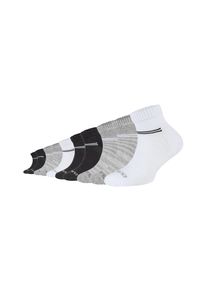Camano Kinder Kurzsocken "Kurzsocken Mesh Ventilation 10er Pack", Gr. 31, schwarz, 70% Baumwolle 28% Polyester 2% Elasthan, Colorblocking, Socken