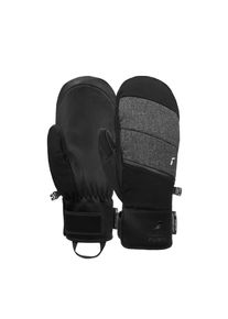 Reusch Damen Fäustlinge "Febe R-TEX XT Mitten", schwarz, feminin, Gr. 6, mehrfarbig, 75% Polyester, 20% Ziegenleder, Handschuhe, extra warm,