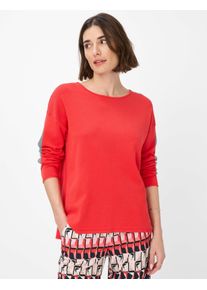 Brax Damen Strickpullover "Style LIZ", rot, Gr. 42, 72% Viskose, 28% Polyamid, Pullover