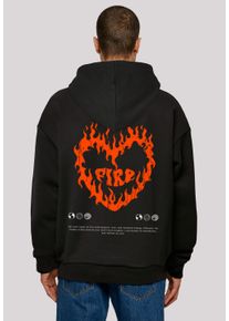F4NT4STIC Herren Kapuzenpullover "Valentines Streetwear", schwarz, casual, Gr. M, Obermaterial: 100% Baumwolle, Pullover, Premium Y2K Streetwear