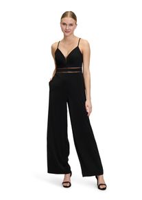 Vera Mont Damen Overall "Vera Mont Jumpsuit mit Cut-Outs", schwarz, festlich, Gr. 44, Obermaterial: 100% Polyester. Besatz: 100% Polyamid. Futter:
