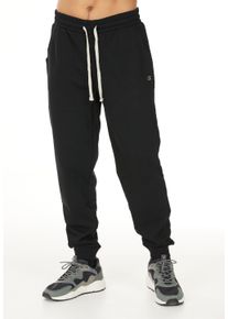 CRUZ Herren Sweathose "Regent", schwarz, casual, Gr. XL, unifarben, 60% Baumwolle, 40% Polyester, Hosen, in meliertem Design