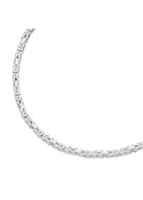 Smart Jewel Damen Königskette "Königskette massiv, Silber 925", 45cm, Silber 925 (Sterlingsilber), silber, Silber 925 (Sterlingsilber), Halsketten
