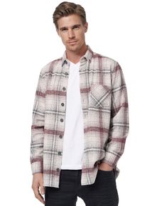 Rusty Neal Herren Langarmhemd, rot, casual, Gr. XXL, kariert, 65% Polyacryl, 20% Polyester, 15% Baumwolle, Hemden, im trendigen Holzfäller-Look