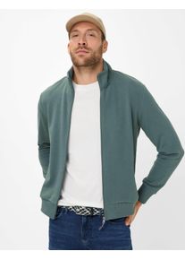 Brax Herren Sweatjacke "Style SCOTT", grün, Gr. XL, 72% Baumwolle, 28% Polyester, Sweatjacken