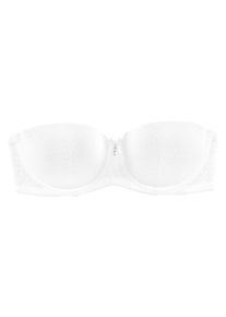 Nuance Damen Schalen-BH, Gr. 80, weiß, Spitze, Obermaterial: 61% Polyester, 34% Polyamid, 5% Elasthan, sexy, BHs, mit Bügel aus Spitze mit