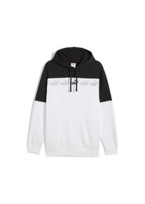 Puma Herren Hoodie "Around The Block Hoodie Herren", weiß, Gr. L, Obermaterial: 34% Polyester, 66% Baumwolle; Kapuzenfutter: 100% Baumwolle; Rippe: