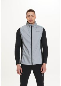 Endurance Herren Funktionsweste "Peelier", silber, sportlich, Gr. XXL, 90% Polyester, 10% Elasthan, Westen, mit starken Ultra-Reflektoren