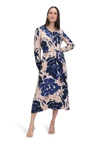 Betty Barclay Damen Hemdblusenkleid "Betty Barclay Hemdblusenkleid mit Bindegürtel", blau, modisch, Gr. 42, Obermaterial: 100% Viskose., Kleider, Form