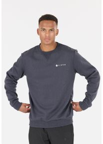 Virtus Herren Sweatshirt "Marten", blau, casual, Gr. XL, unifarben, 45% Polyester, 35% Baumwolle, 20% Polyester, Sweatshirts, mit kuschelig-weichem