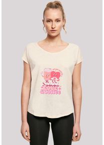 F4NT4STIC Damen T-Shirt "Love and Coffe Valentinstag", weiß, casual, Gr. XL, Obermaterial: 100% Baumwolle, Shirts, Premium Qualität