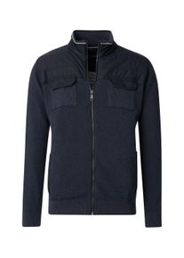 Casamoda Herren Strickjacke "Casamoda Strickjacke uni", blau, Gr. M, 100% Baumwolle, Strickjacken