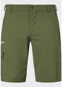 Schöffel SCHÖFFEL Herren Shorts "Shorts Folkstone", grün, sportlich, Gr. 52, Oberstoff: 89% Nylon 11% Elasthan, Hosen