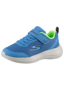 Skechers Kinder Sneaker "SELECTORS", Gr. 30, blau, Textil, Synthetik, sportlich, Schuhe, Freizeitschuh mit Klettverschluss, Größenschablone zum