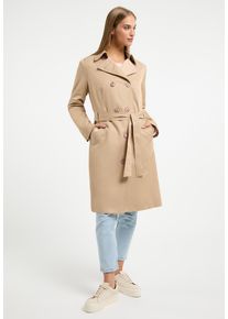 Frieda & Freddies New York Damen Trenchcoat "Trenchcoat", beige, casual, Gr. 42, FRIEDA & FREDDIES, unifarben, 65% Baumwolle, 35% Polyamid, Mäntel