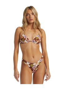 Billabong Damen Bade-Shirt "Jungle Bliss Reese", braun, Gr. S, 78% Nylon, 22% Elasthan, Bikini-Oberteile