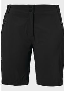 Schöffel SCHÖFFEL Damen Shorts "Hiking Shorts Style Blaustein WMS", schwarz, sportlich, Gr. 34, Oberstoff: 86% Nylon 14% Elasthan, Hosen