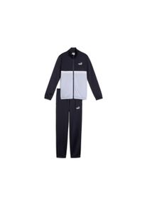 Puma Kinder Trainingsanzug "POLY COLORBLOCK SUIT B", blau, sportlich, Gr. 164, colorblocking, Trikot, Obermaterial: 100% Polyester, Sportanzüge