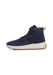 Tommy Hilfiger Herren Schnürboots "LIGHT HILIFIGER NBK HYBRID BOOT", Gr. 45, blau, Leder, Lederimitat, sportlich, Schuhe, Freizeitschuh, Boots,