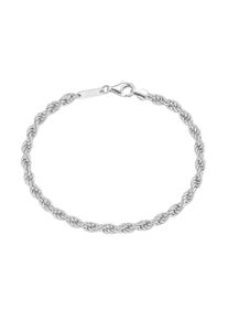 Herren Armband "Kordelkette massiv, Silber 925", 21cm, Silber 925 (Sterlingsilber), silber, Giorgio Martello MILANO, Silber 925 (Sterlingsilber),