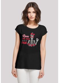 F4NT4STIC Damen T-Shirt "Anti Valentinstag Roses are red", schwarz, casual, Gr. XXL, Obermaterial: 100% Baumwolle, Shirts, Premium Qualität