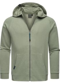 Ragwear Herren Kapuzensweatjacke "Zenway", grün, Basic, Gr. XL, Sweatware, Obermaterial: 70% Baumwolle, 30% Polyester, Sweatjacken, Herren Basic