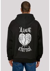 F4NT4STIC Herren Kapuzenpullover "Valentines Streetwear", schwarz, casual, Gr. M, Obermaterial: 100% Baumwolle, Pullover, Premium Y2K Streetwear