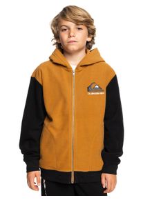 Quiksilver Kinder Kapuzensweatjacke "Essential", braun, Gr. 14, 100% Polyester, Sweatjacken