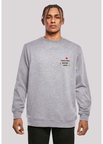 F4NT4STIC Herren Sweatshirt "Christmas Baking Crew", grau, casual, Gr. L, Obermaterial: 50% Baumwolle, 50% Polyester, Sweatshirts, Premium Qualität,