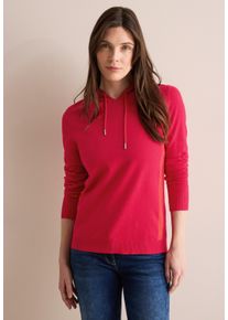 Cecil Damen Strickpullover, rot, casual, Gr. S, unifarben, Stoff, 50% Viskose, 28% Polyester, 22% Nylon, Pullover, in Unifarbe